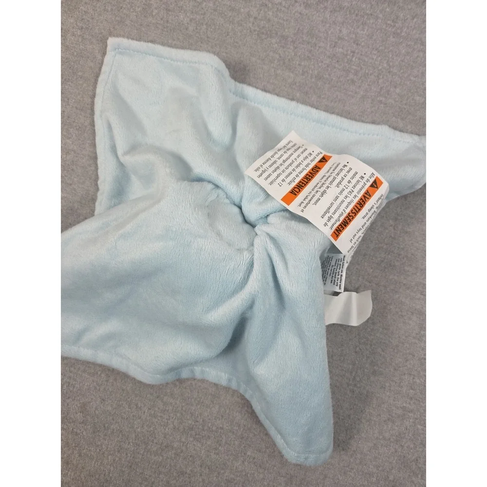 Modern Moments by Gerber Raccoon Baby Blue Plush Lovey Security Blanket NEW